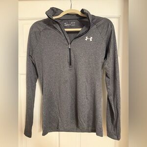 Under Armour Charcoal HeatGear Quarter-zip